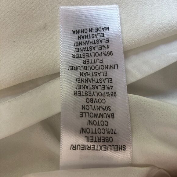 Adrianna Papell Black Lace Overlay Short Sleeve Peplum Knee Length Dress Sz 6 - Picture 11 of 16